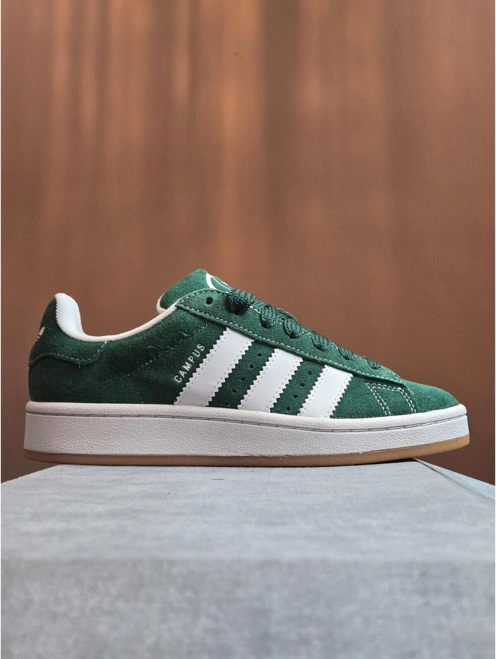 adidas Campus 00s Suede Green White Gum Bottom IH7492 Size 4.5Y 5.5W NIB
